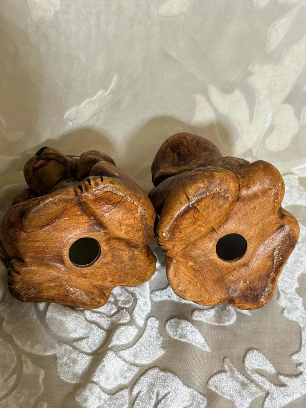 Kitschy Vintage mid-century ceramic cocker spaniel salt and pepper shaker set